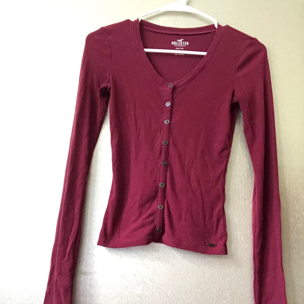 Maroon long sleeve